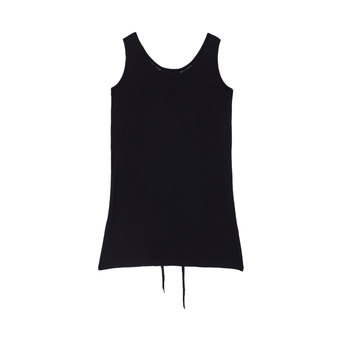 분트 헨리넥 타이 미니 드레스 블랙(VOONT Henley Neck Tie Mini Dress (BLACK)) - 2