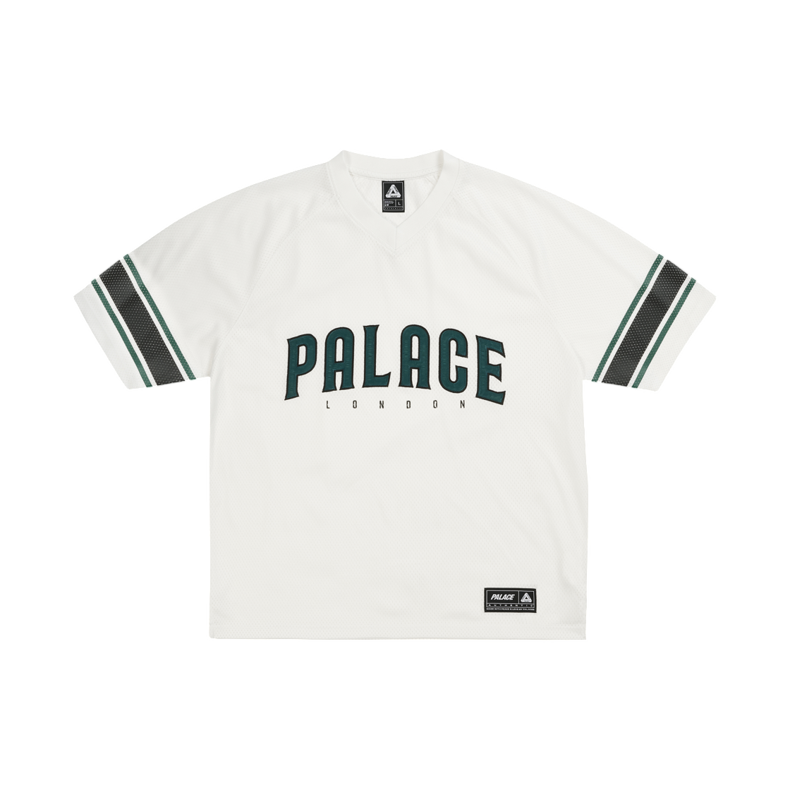- Palace Satin The Park Mesh Jersey White - 26SS