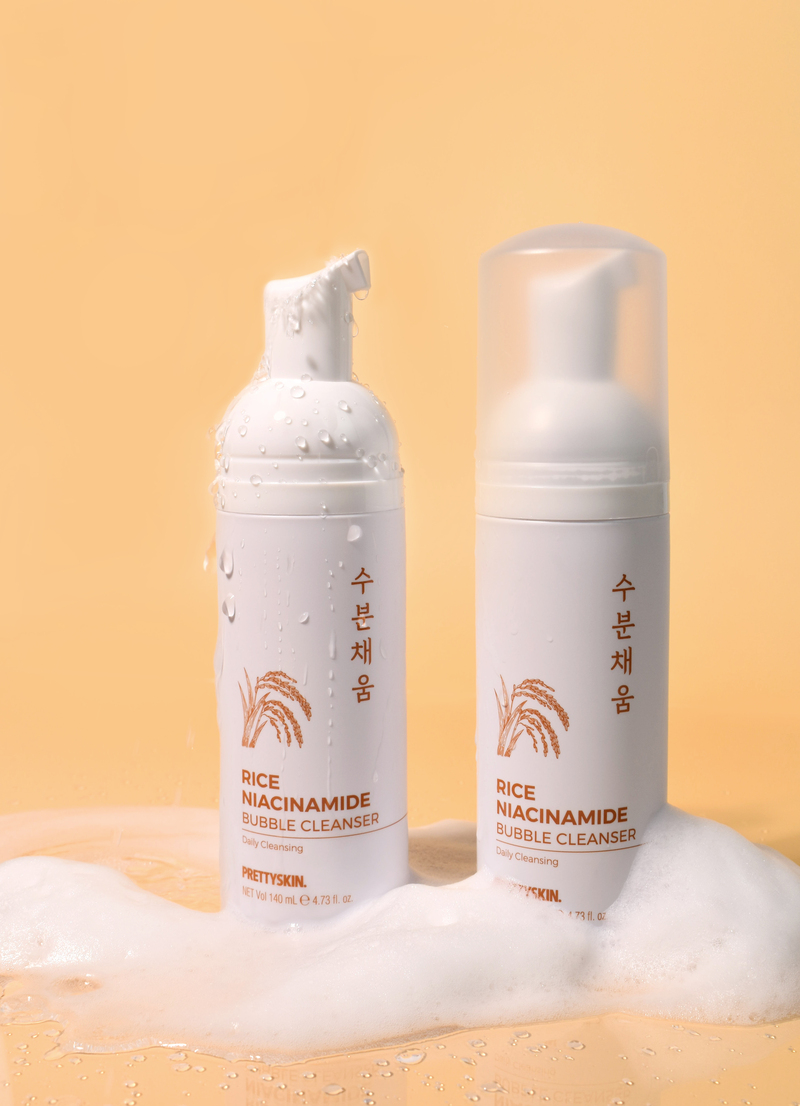 프리티스킨 라이스 나이아신아마이드 버블 클렌저(PRETTYSKIN RICE NIACINAMIDE BUBBLE CLEANSER) - 3