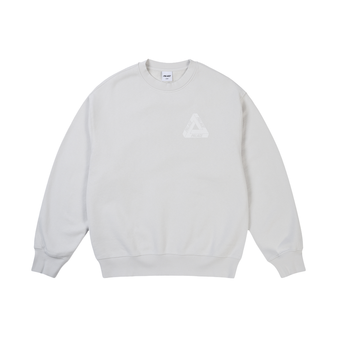 - Palace Pigment Tri Crew Concrete Grey - 26SS