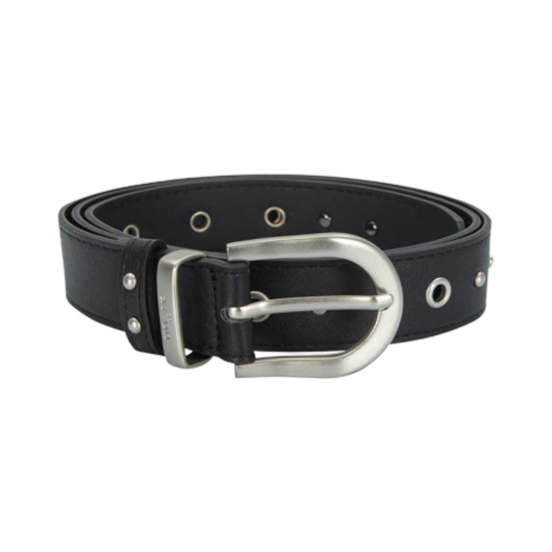 (W) 애즈온 트윈스 아일렛 벨트 블랙((W) Ason Twins Eyelet Belt Black)
