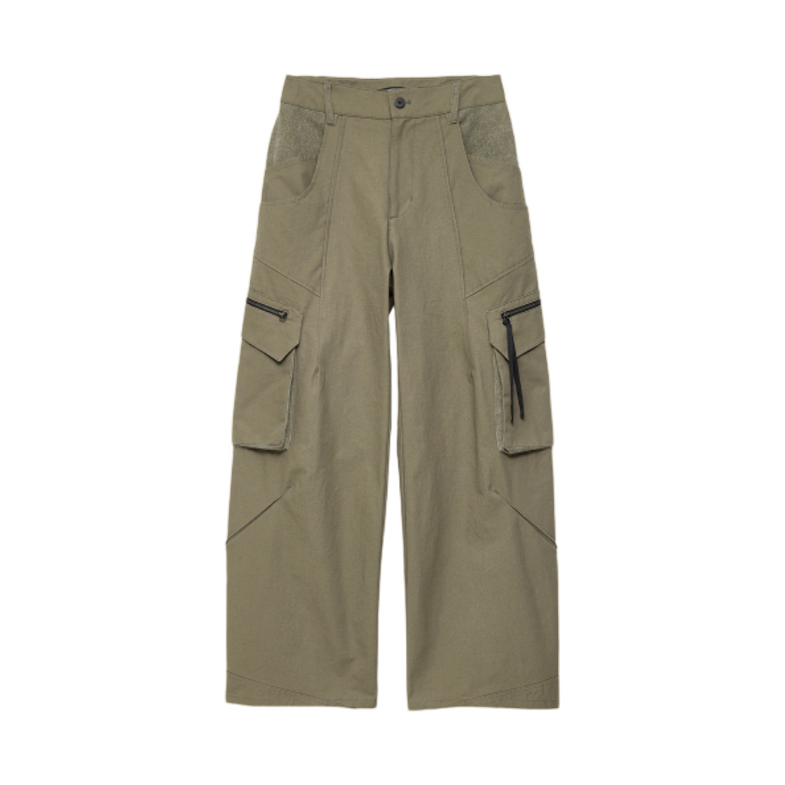해칭룸 다티드 카고 팬츠 다크 베이지(Hatchingroom Darted Cargo Pants Dark Beige) - 1