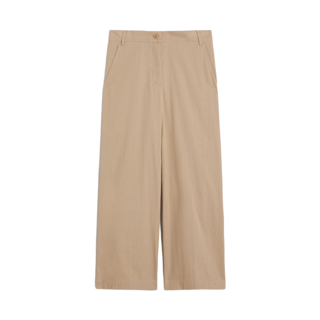(W) 위켄드 막스마라 론코 코튼 팬츠 헤이즐넛 브라운((W) Weekend Max Mara Ronco Cotton Pants Hazelnut Brown) - 1