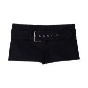 VOONT Latch Micro Belt Shorts (BLACK)