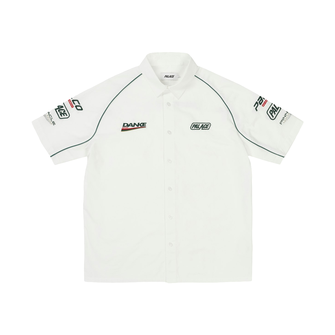- Palace Danke Work Shirt White - 26SS