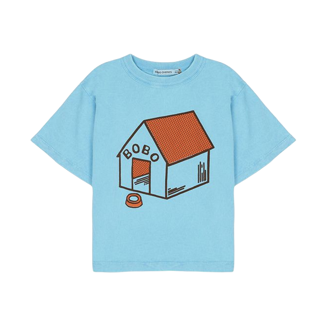 (키즈) 보보쇼즈 피클 이즈 앳 홈 티셔츠 라이트 블루((Kids) Bobo Choses Pickles Is At Home T‑Shirt Light Blue)
