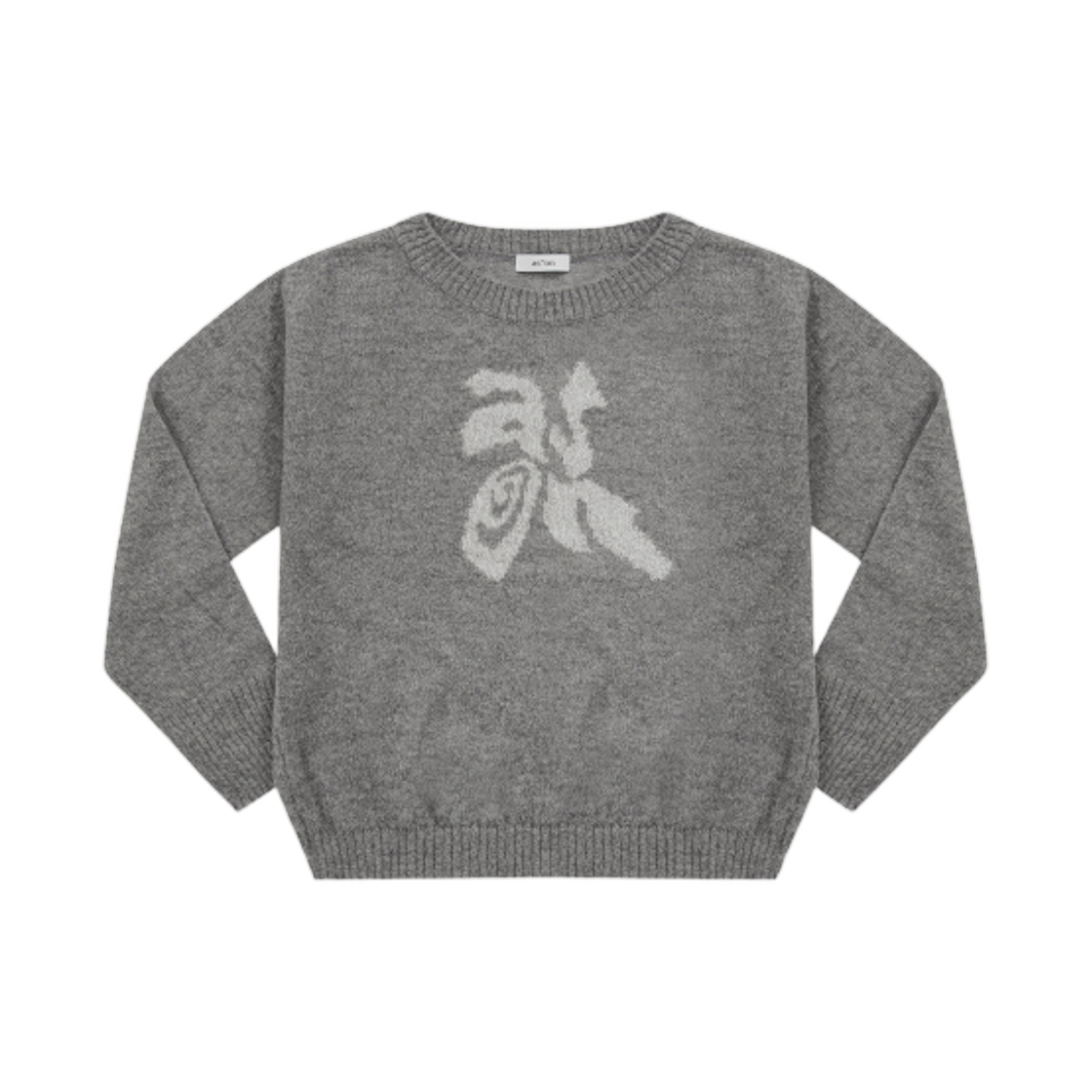 (W) 애즈온 메이즈 니트 그레이((W) Ason Maze Knit Gray)
