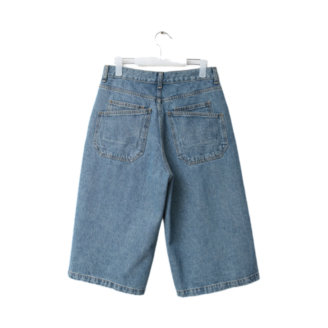 해칭룸 버뮤다 데님 쇼츠 블루(Hatchingroom Bermuda Denim Shorts Blue) - 2