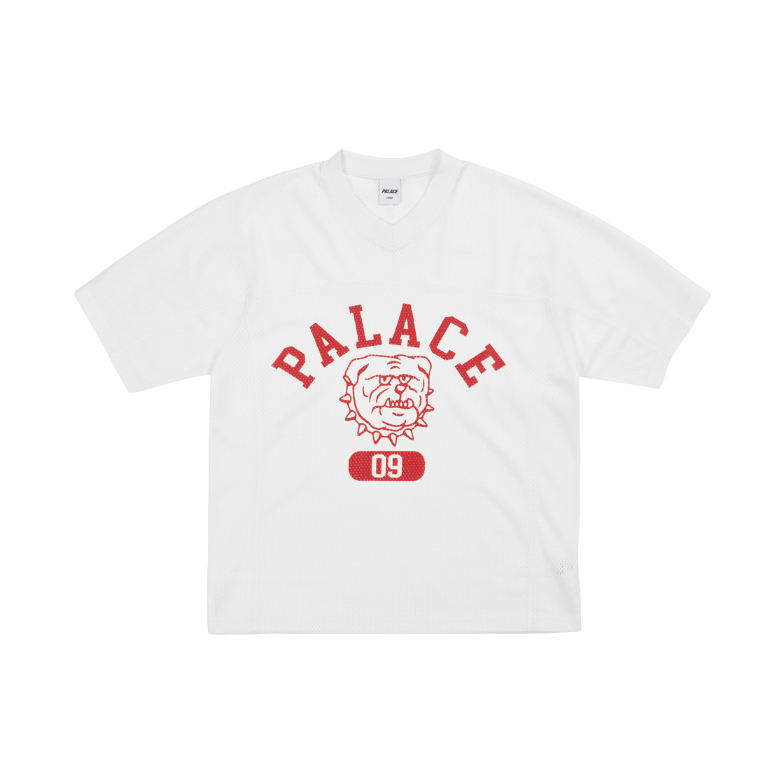 팔라스 불독 메쉬 저지 화이트 - 26SS | Palace | KREAM