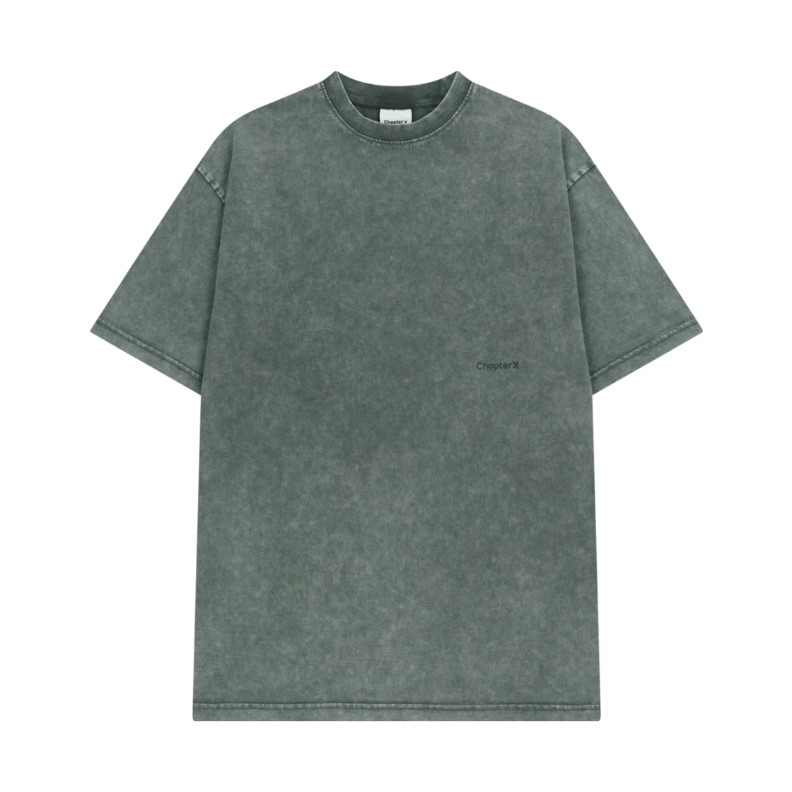 C11001GN Chapter.X Pigment Muscle Fit Soft Short Sleeve Green