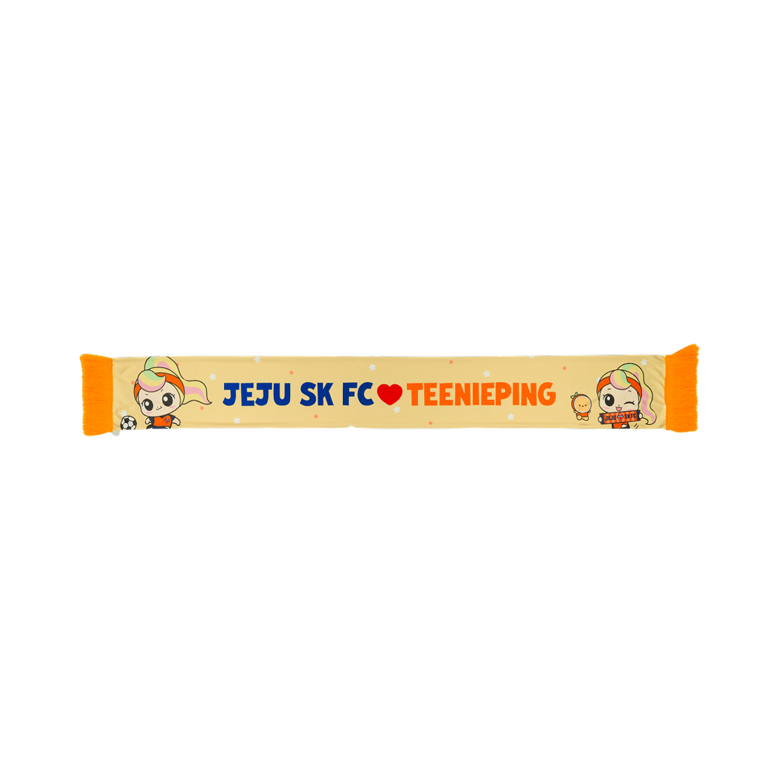 캐치! 티니핑 컬렉션 뽀니핑 제주 SK FC 머플러(Catch! Teenieping Collection Pponyping Jeju SK FC muffler)