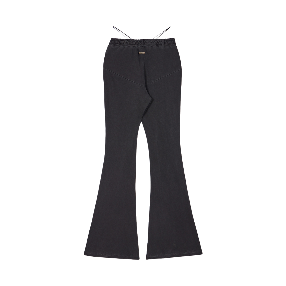 분트 로우라이즈 스트링 부츠컷 팬츠 차콜(VOONT Low-Rise String Bootcut Pants (CHARCOAL)) - 2