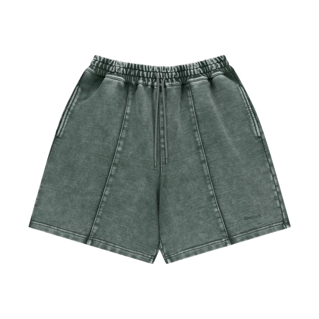 챕터엑스 피그먼트 CP 하드 스웻 쇼츠 그린(Chapter.X Pigment CP Hard Sweat Shorts Green)