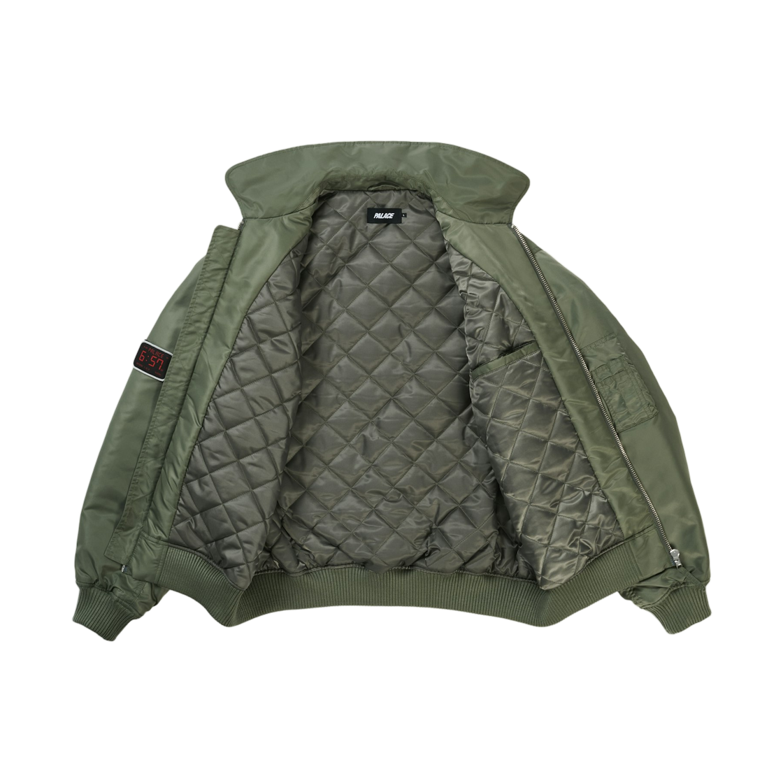 팔라스 MA-2 뱅잉 자켓 올리브 - 26SS(Palace MA-2 Banging Jacket Olive - 26SS) - 2