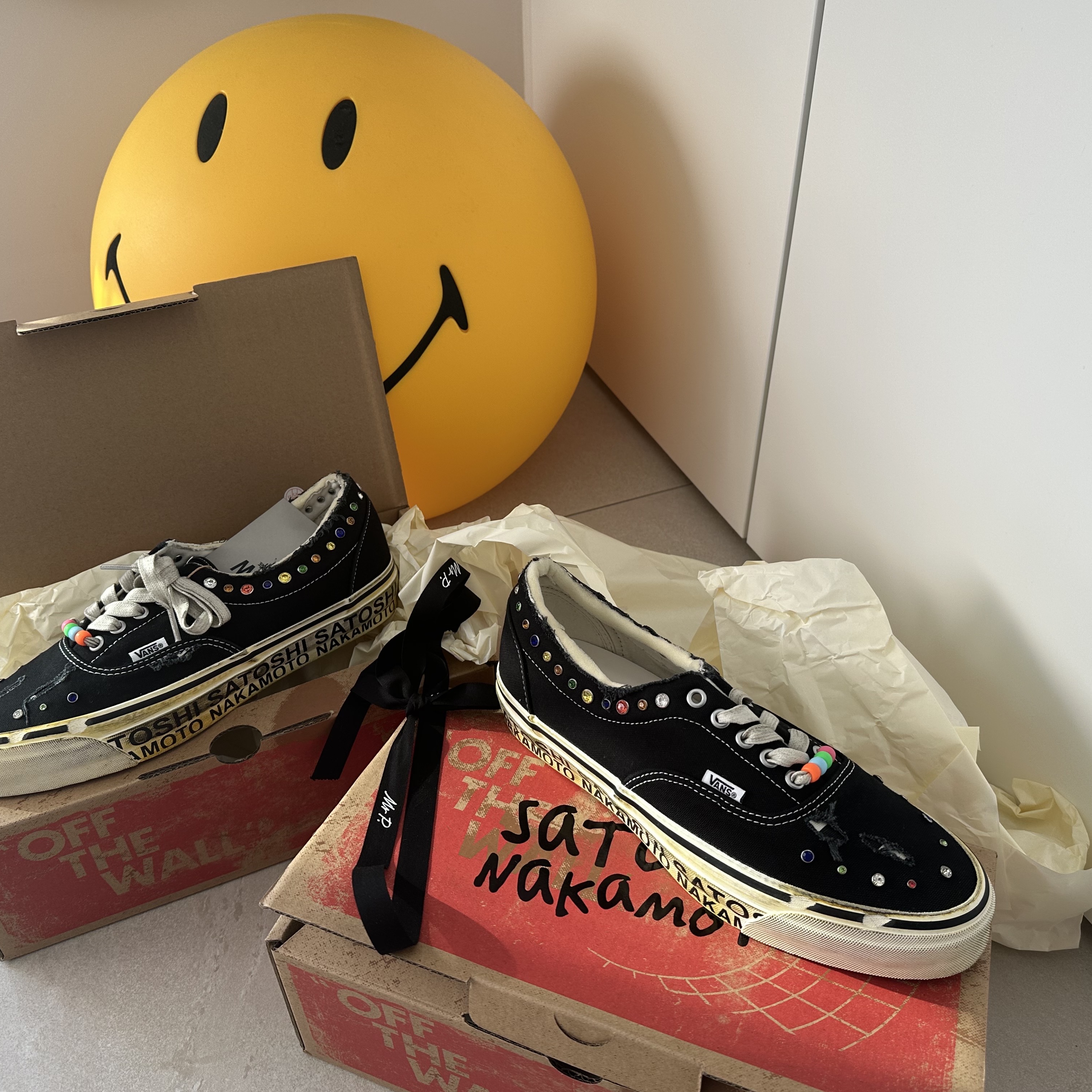 Vans x Satoshi Nakamoto OTW Era 95 Gems Black 착용 스타일