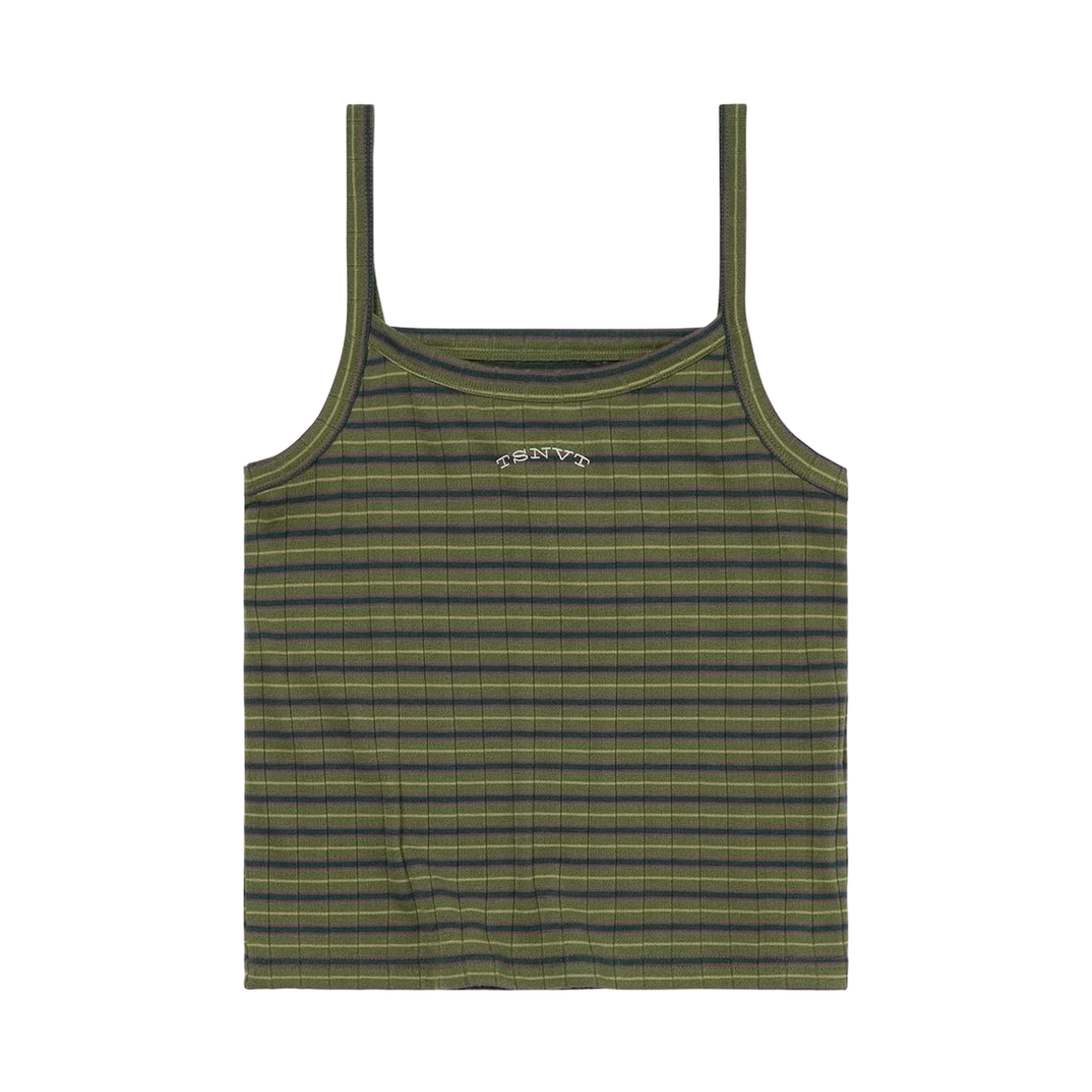 TN261TTSTA01GRN (W) thisisneverthat Sleeveless Striped Top Green