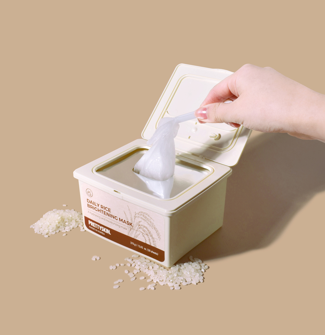프리티스킨 데일리 라이스 브라이트닝 마스크팩(PRETTYSKIN DAILY RICE BRIGHTENING MASK) - 4