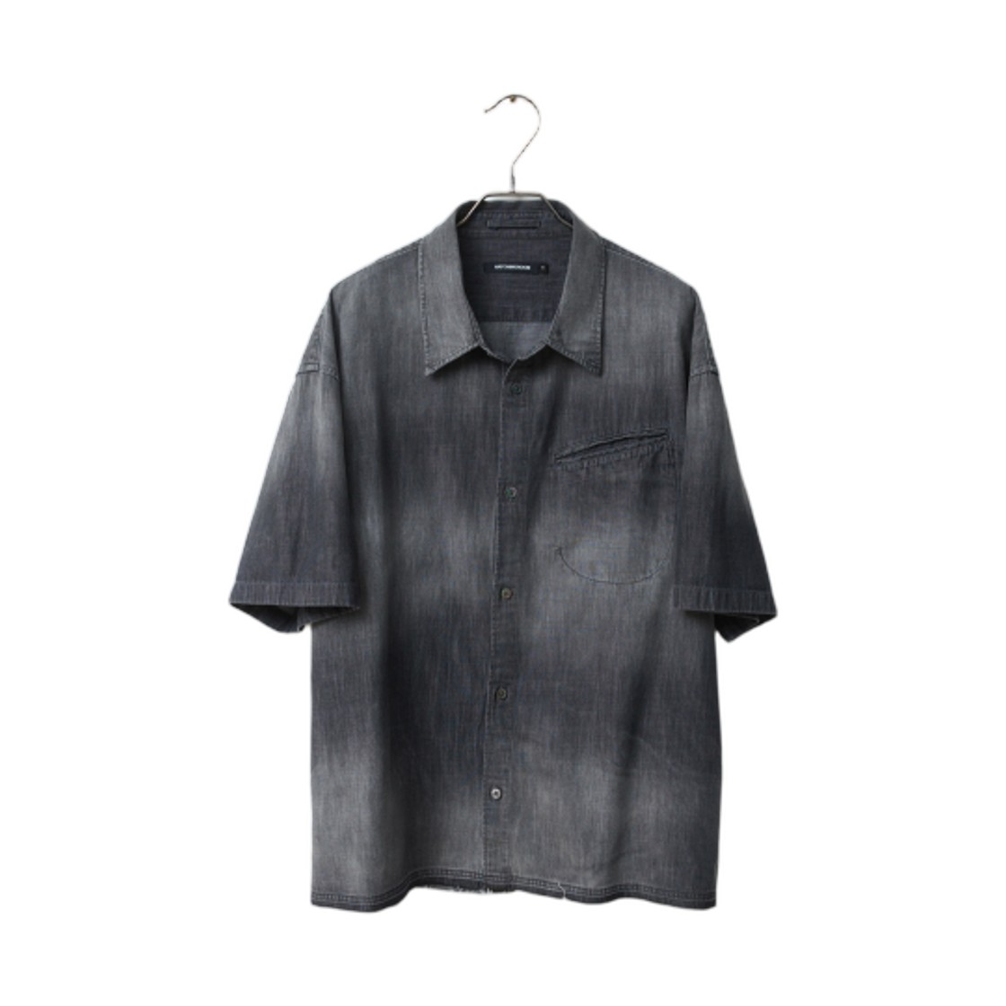 해칭룸 오버 셔츠 데님 그레이(Hatchingroom Over Shirt Denim Grey)