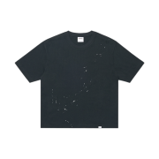 NOMANUAL NM Painted Crop T-shirt Black