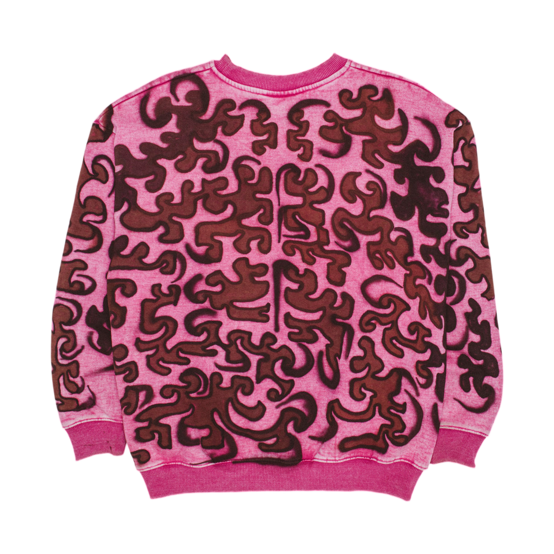 퍼킹 어썸 사비 리워크 리틀 스탬프 스노우 워시 크루넥 핑크(Fucking Awesome Savie Rework Little Stamp Snow Wash Crewneck Pink) - 2