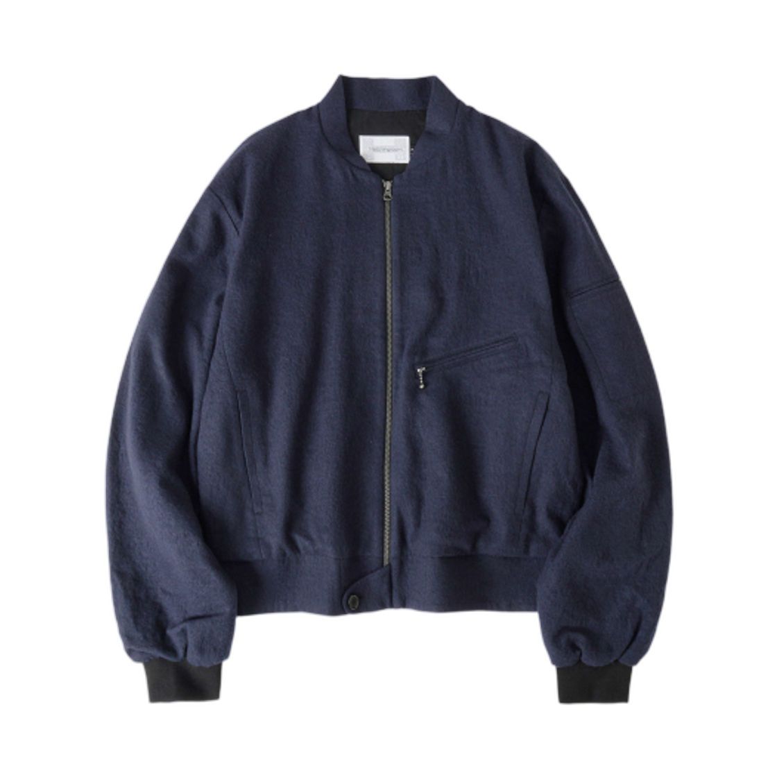 해칭룸 헤어리 봄버 자켓 다크 네이비(Hatchingroom Hairy Bomber Jacket Dark Navy)