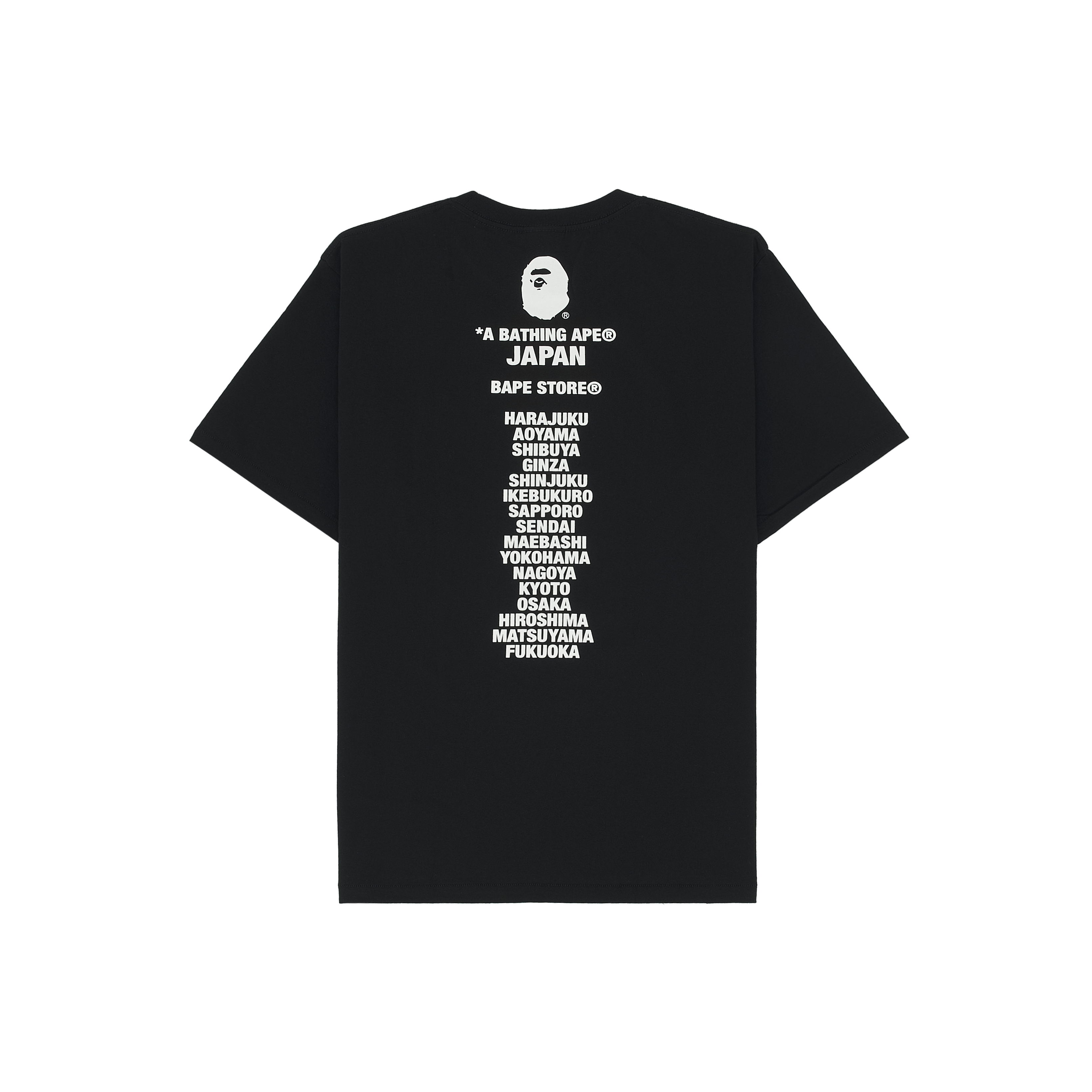 베이프 재팬 에이프 헤드 티셔츠 블랙(BAPE Japan Ape Head T-Shirt Black) - 2
