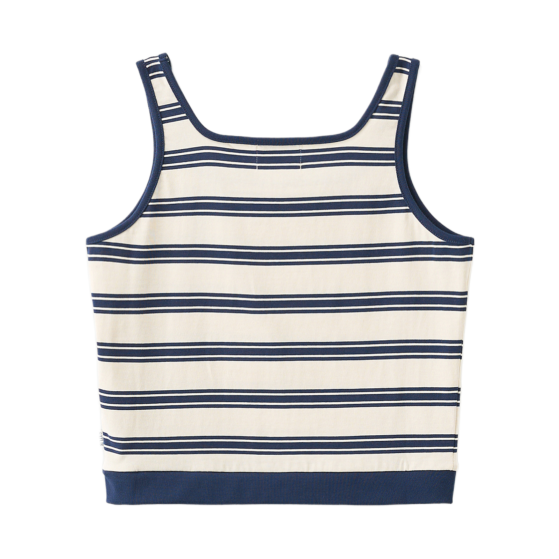 세터 우먼 스퀘어넥 스트라이프 슬리브리스 네이비(SATUR W Square Neck Stripe Sleeveless Navy) - 2