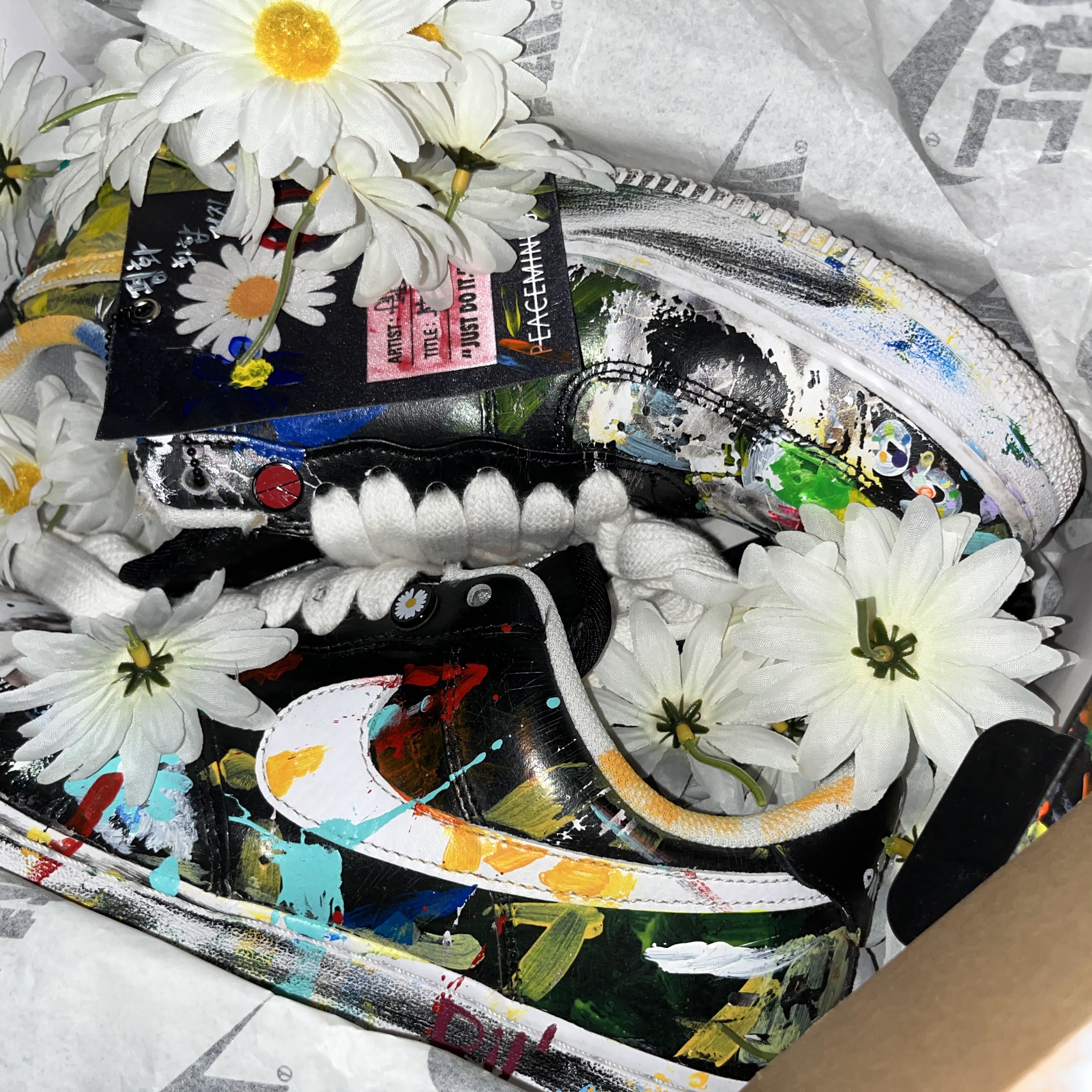 Nike x Peaceminusone Air Force 1 Low Para-Noise 착용 스타일 - 5