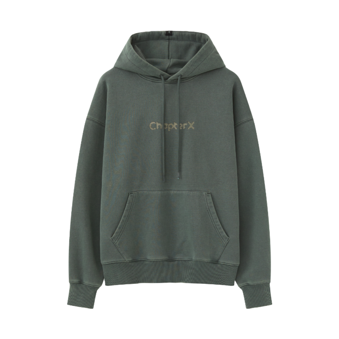 챕터엑스 피그먼트 CP 에어홀 후디 그린(Chapter.X Pigment CP Air Hole Hoodie Green)