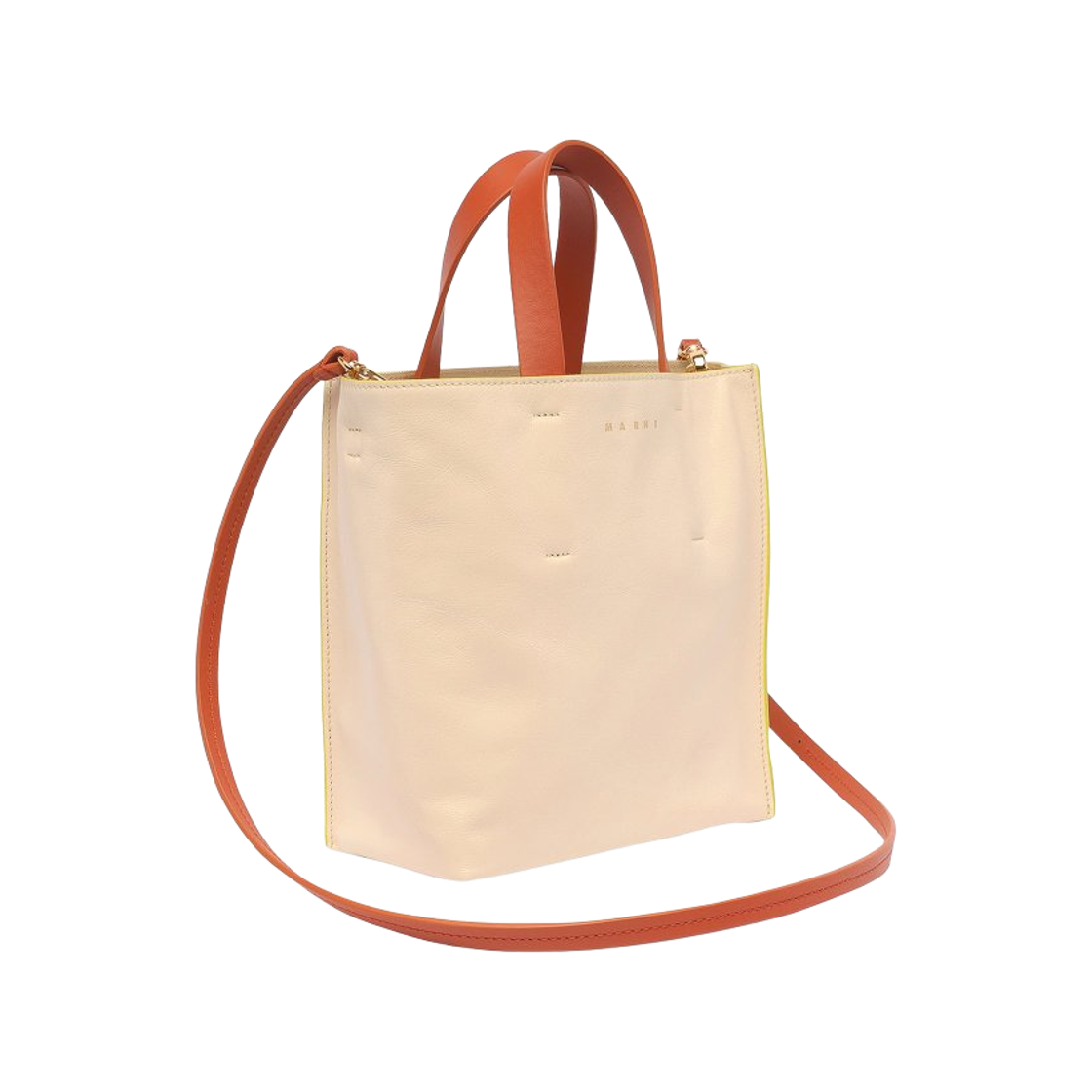 마르니 레더 뮤제오 소프트 미니백 화이트(Marni Museo Soft Mini Bag in Leather White) - 3