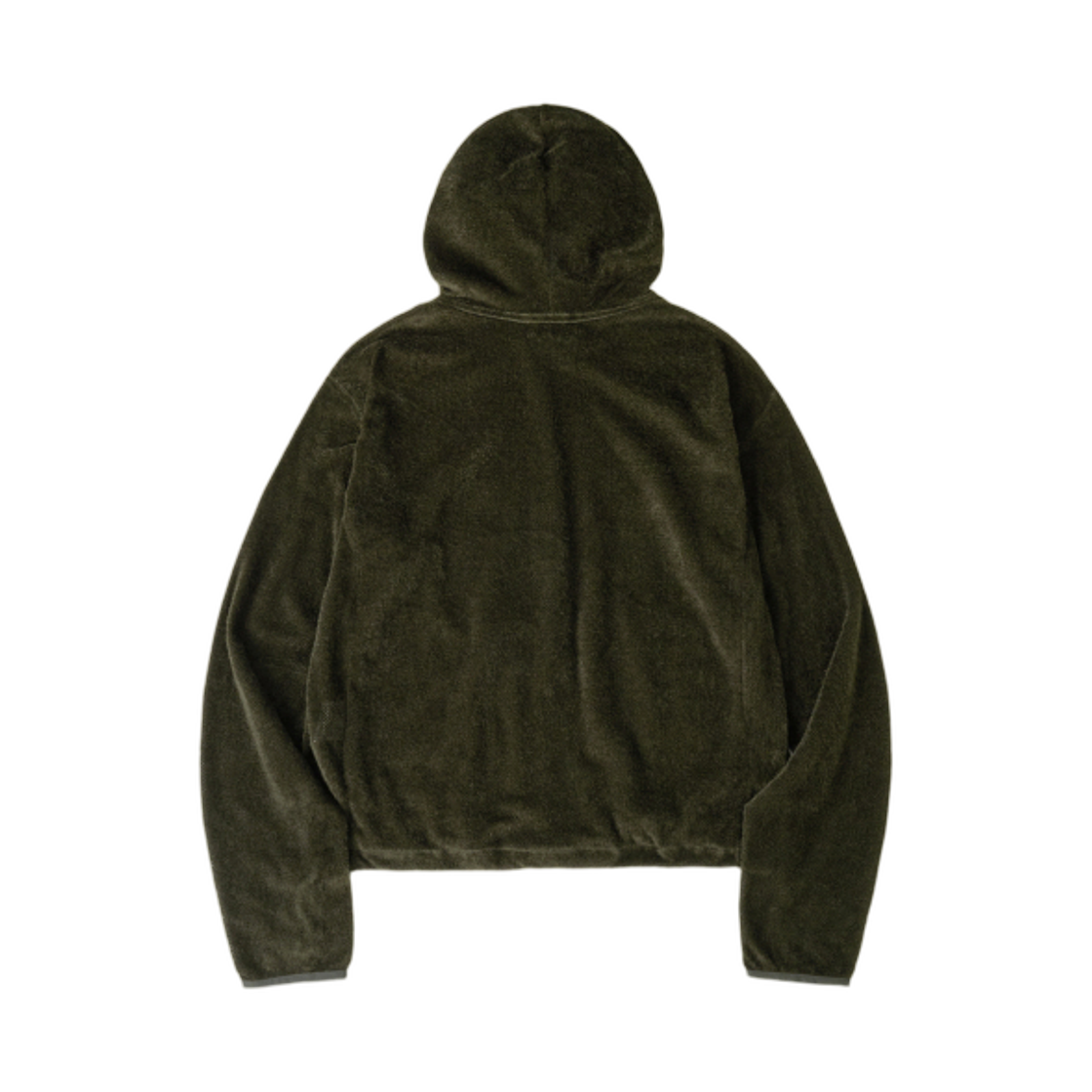 해칭룸 퍼지 메쉬 후드 카키(Hatchingroom Fuzzy Mesh Hoodie Khaki) - 2