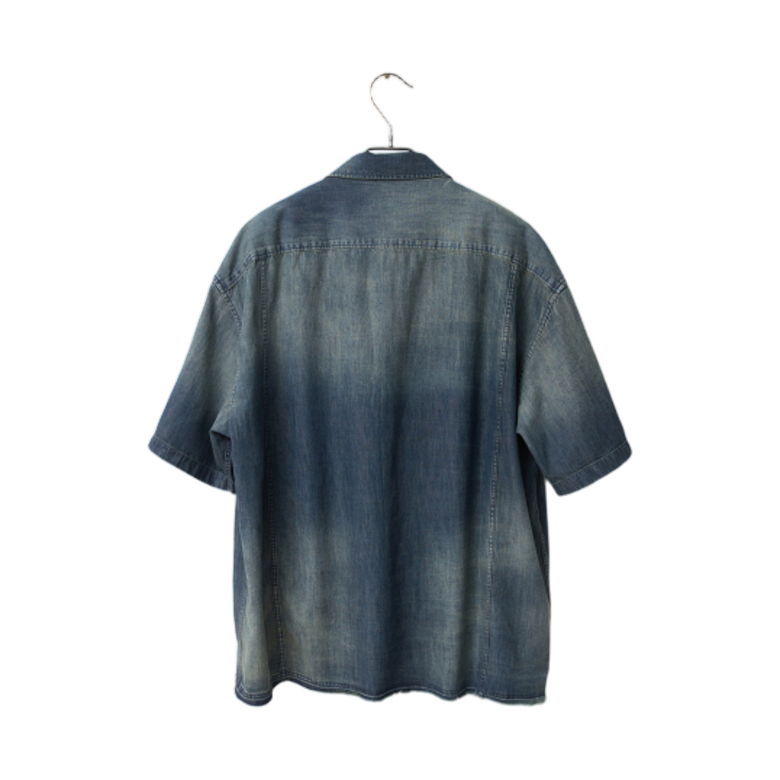 해칭룸 오버 셔츠 데님 블루(Hatchingroom Over Shirt Denim Blue) - 2
