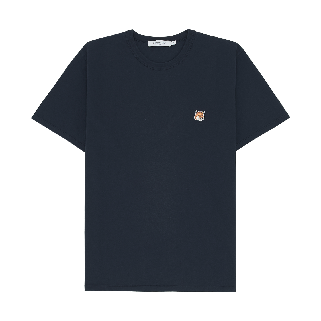 메종 키츠네 폭스 헤드 패치 클래식 티셔츠 네이비(Maison Kitsune Fox Head Patch Classic T-Shirt Navy)