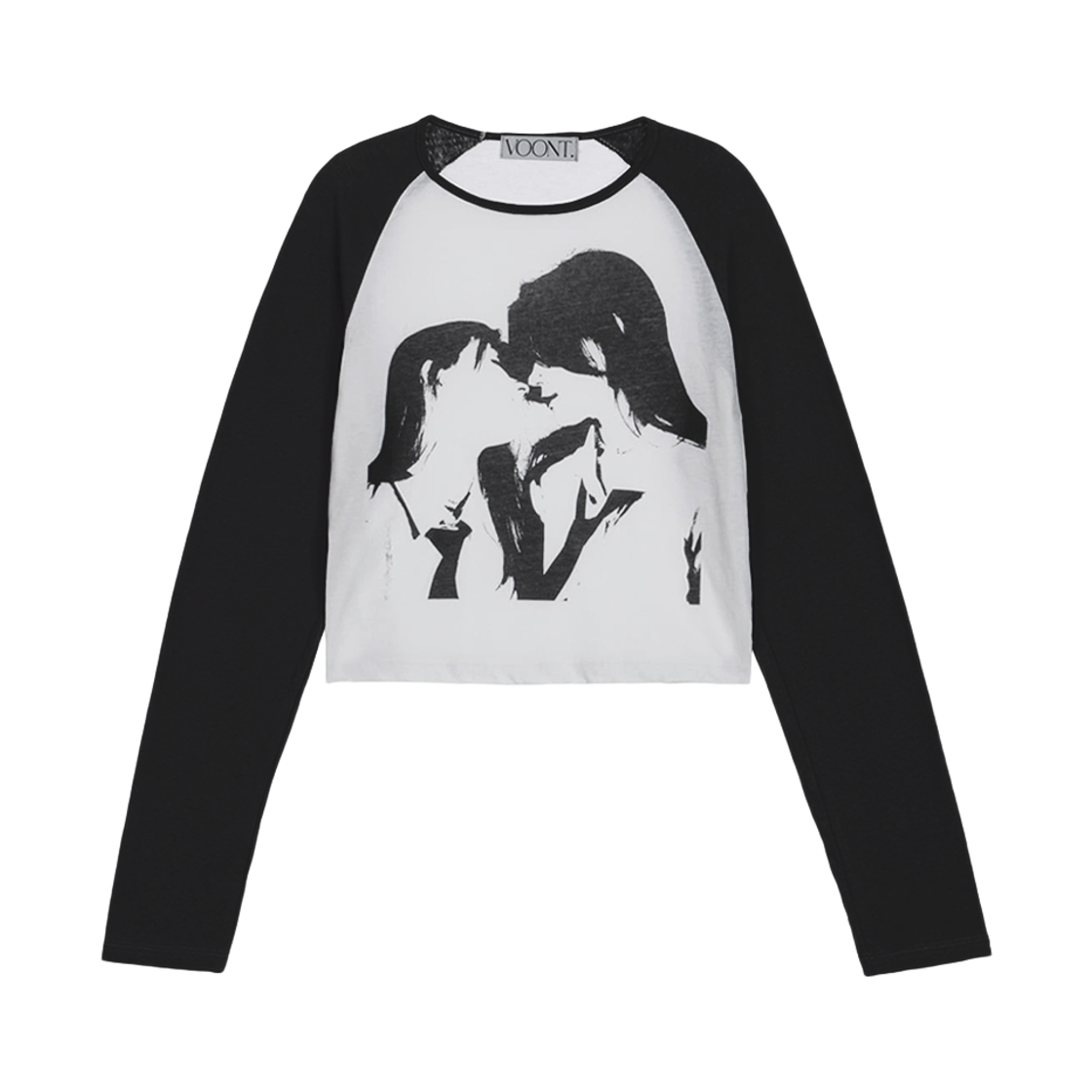 분트 키스 미 그래픽 롱슬리브 블랙(VOONT Kiss Me Graphic Long Sleeve (BLACK))