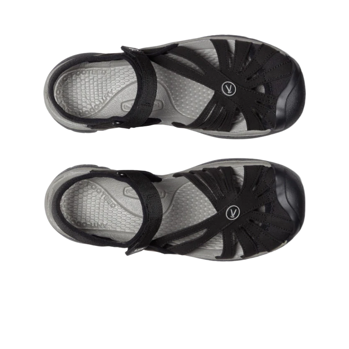 (W) 킨 로즈 샌들 블랙 뉴트럴 그레이((W) Keen Rose Sandal Black Neutral Grey) - 2