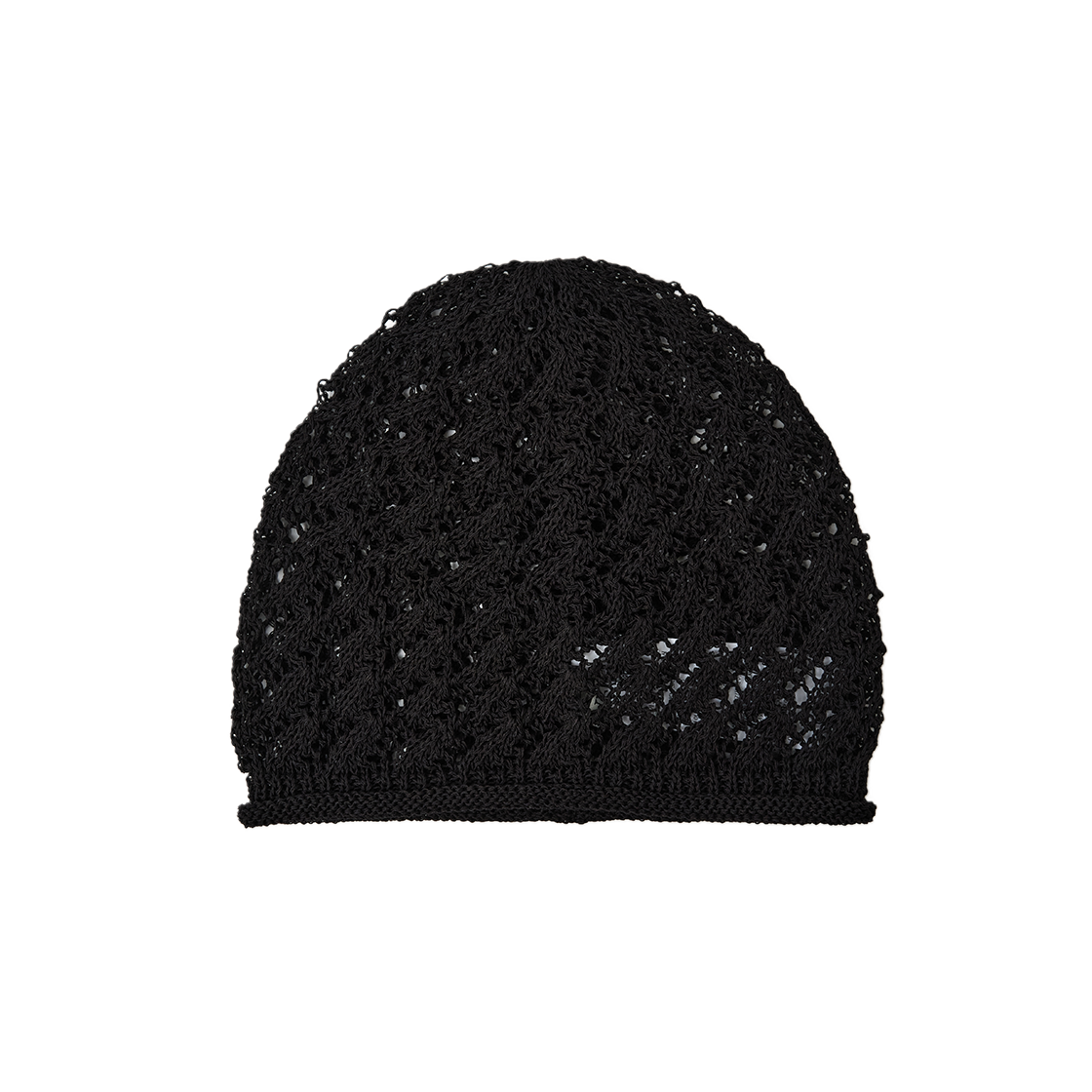 세터 우먼 크로셰 니트 비니 블랙(SATUR W Crochet Knit Beanie Black) - 2