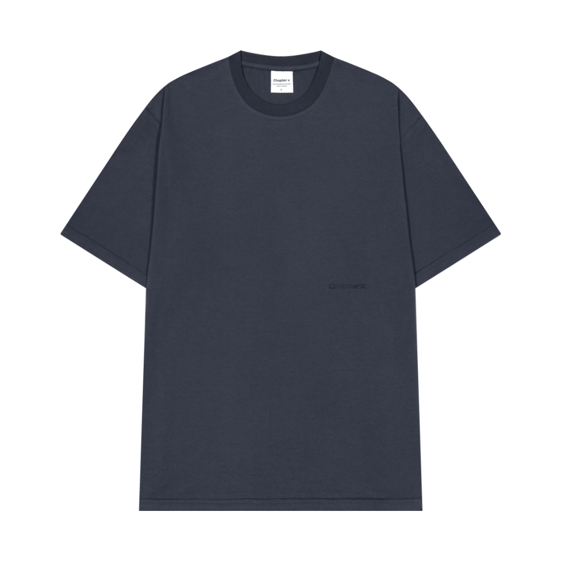 챕터엑스 오버핏 에센셜 플로우 라이트 쇼츠 슬리브 차콜(Chapter.X Overfit flow light shorts sleeve Charcoal)