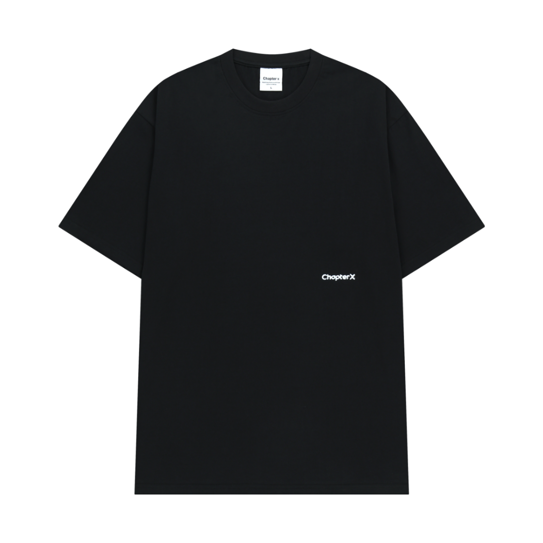 챕터엑스 오버핏 에센셜 플로우 라이트 쇼츠 슬리브 블랙(Chapter.X Overfit flow light shorts sleeve Black)