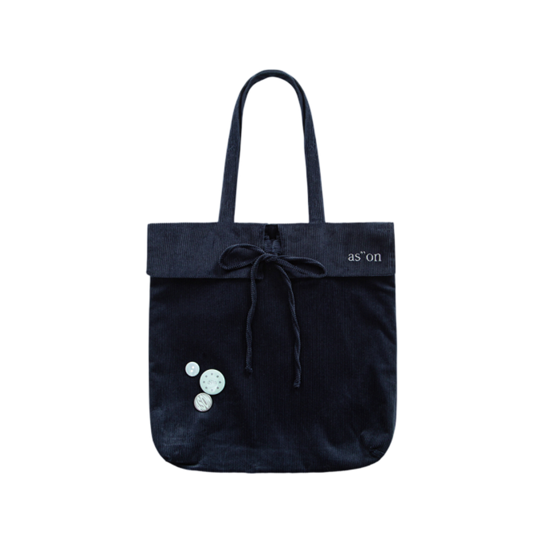 애즈온 올가 코듀로이 백 네이비(Ason Olga Corduroy Bag Navy)