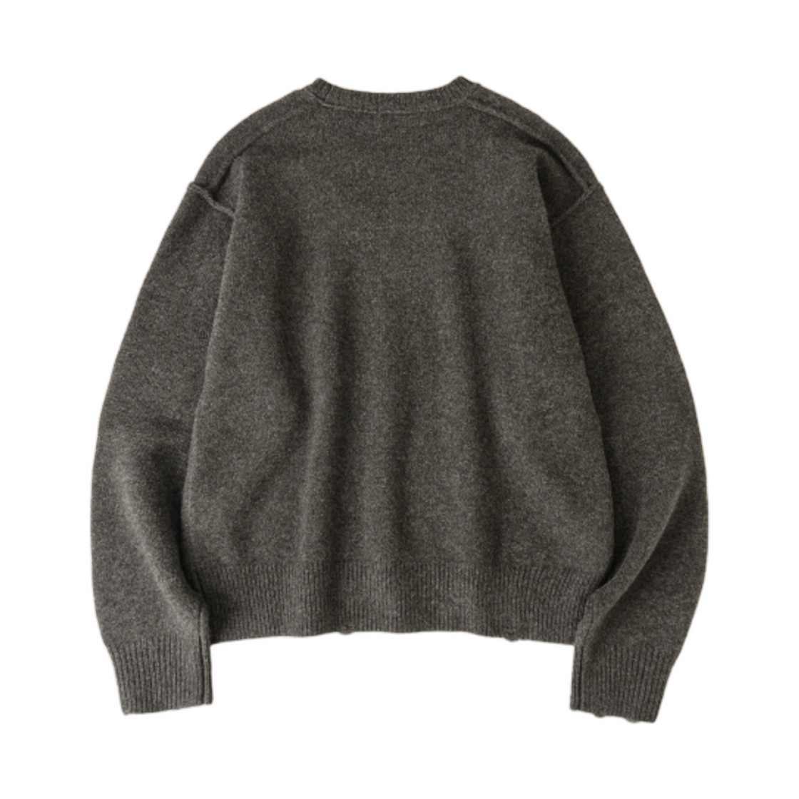 해칭룸 리버스 데미지 스웨터 차콜(Hatchingroom Reverse Damage Sweater Charcoal) - 2