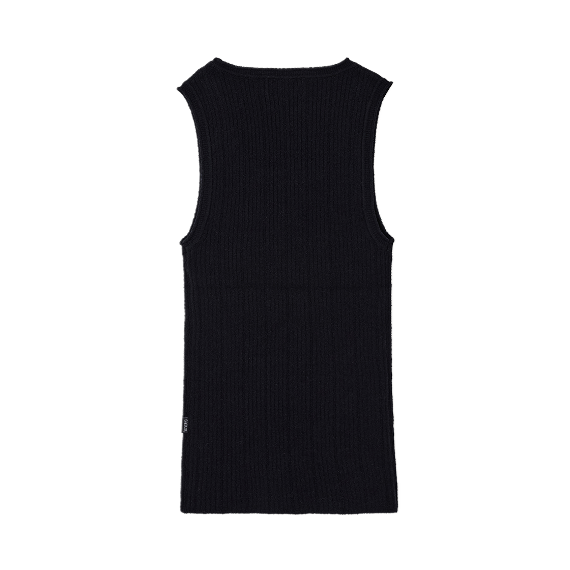 세터 우먼 베이직 니트 슬리브리스 블랙(SATUR W Basic Knit Sleeveless Black) - 2
