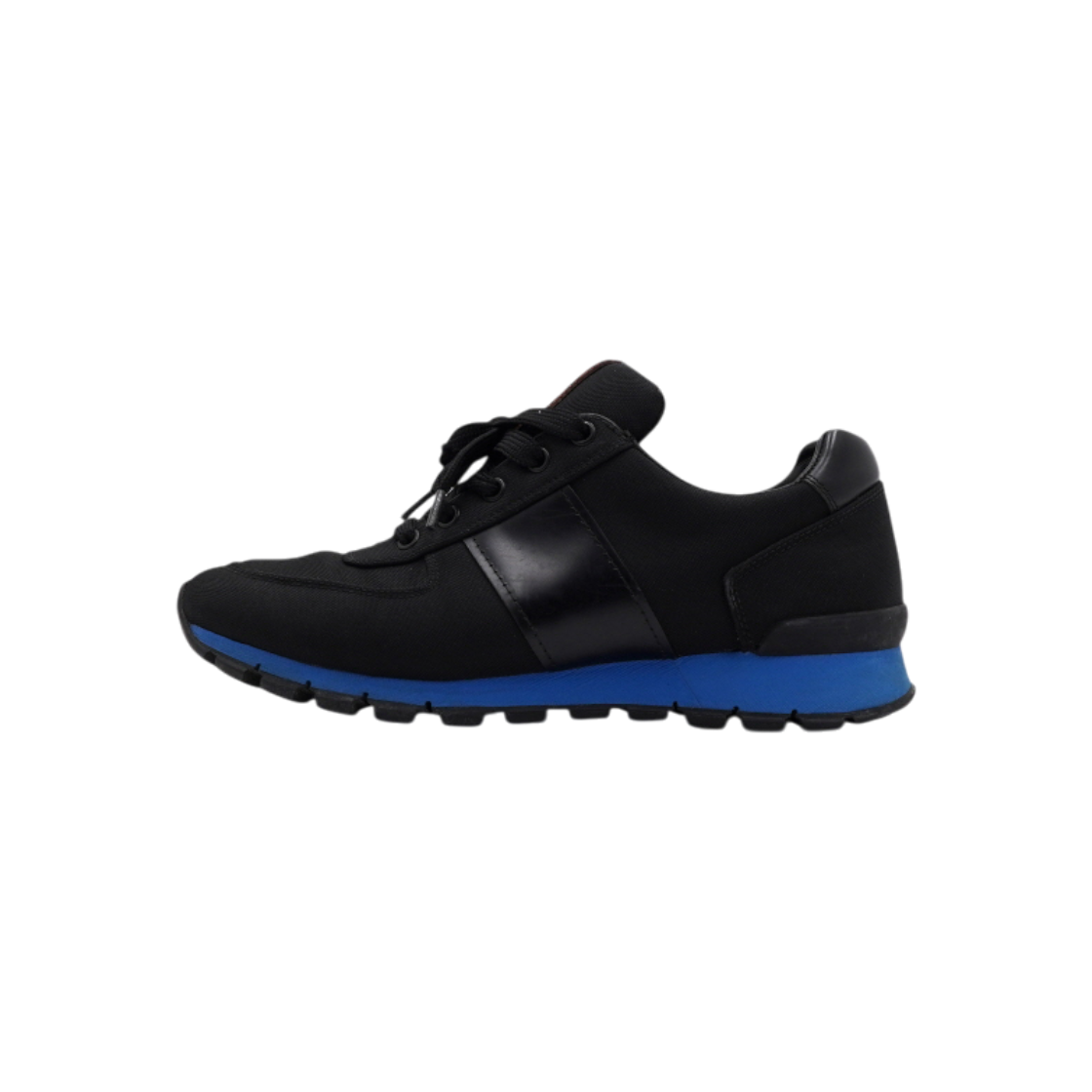 프라다 4E2718 블랙 패브릭 레더 MATCHRACE 매치 레이스 트레이너 남성 스니커즈aa63298(Prada Matchrace Black Fabric Leather Sneakers)