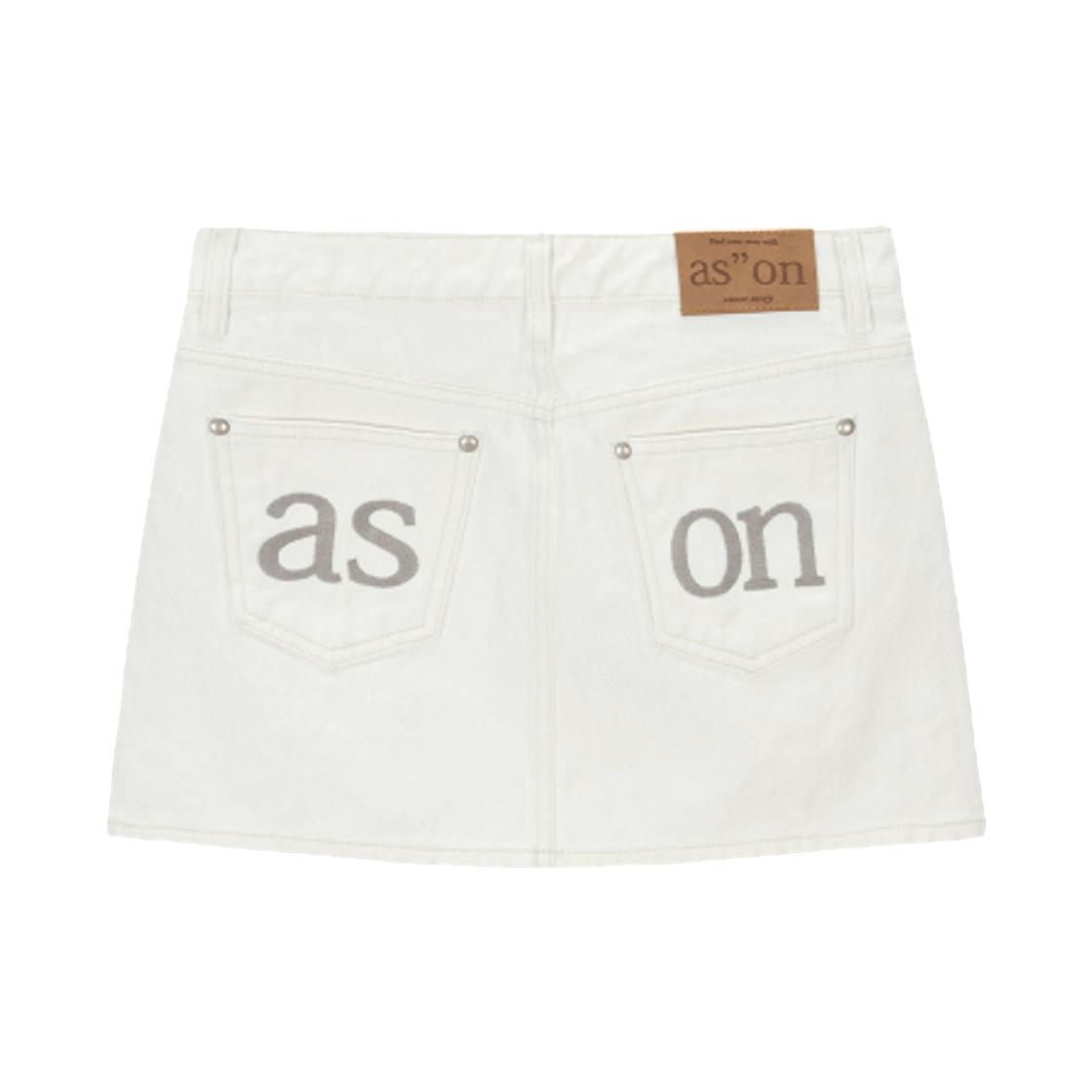 (W) 애즈온 포그 스커트 크림((W) Ason Pog Skirt Cream) - 2