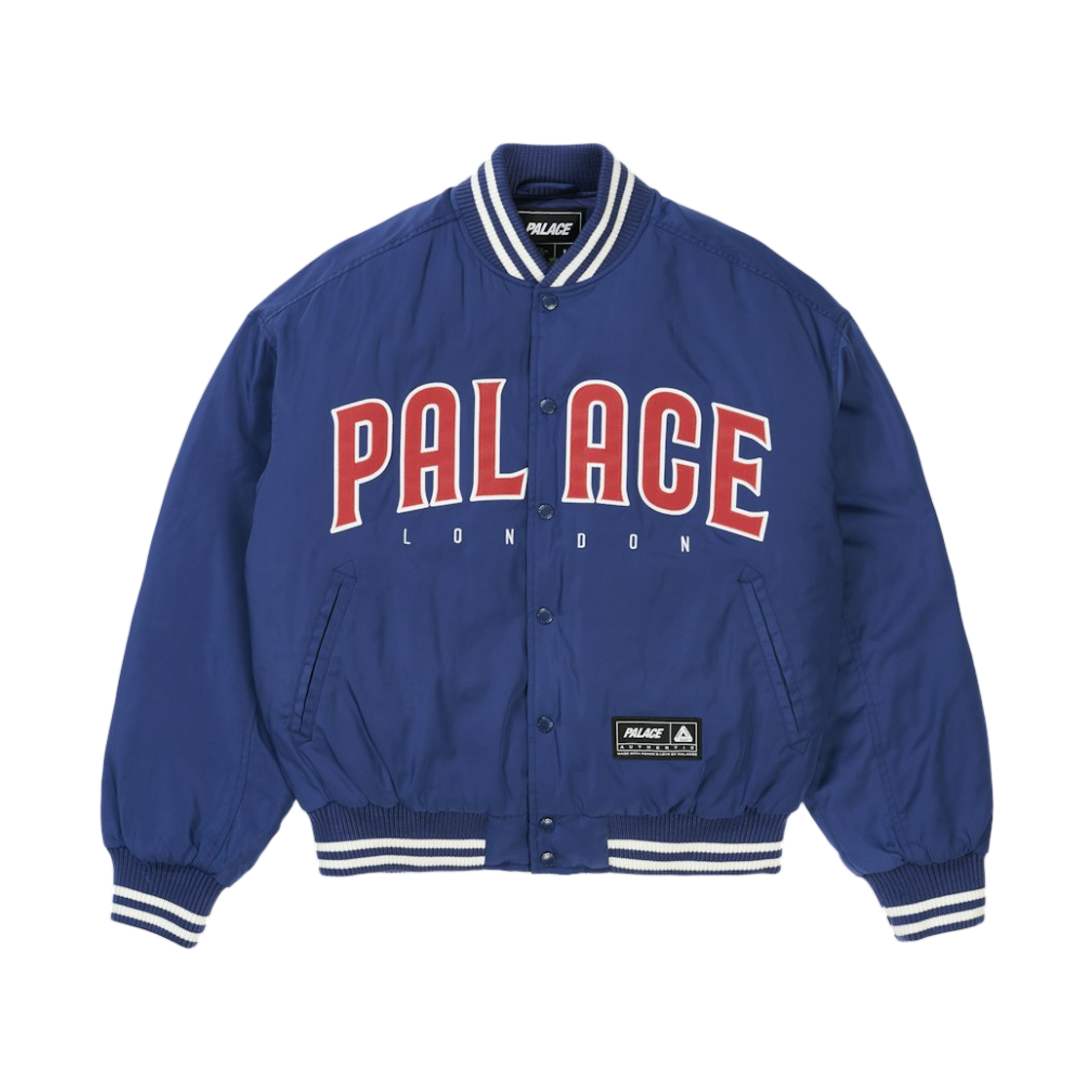 - Palace Satin The Park Jacket Blue - 26SS