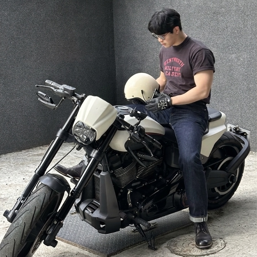 Jelado Age of Longing Black Tag 301EXX Denim Pants Indigo 착용 스타일 - 1