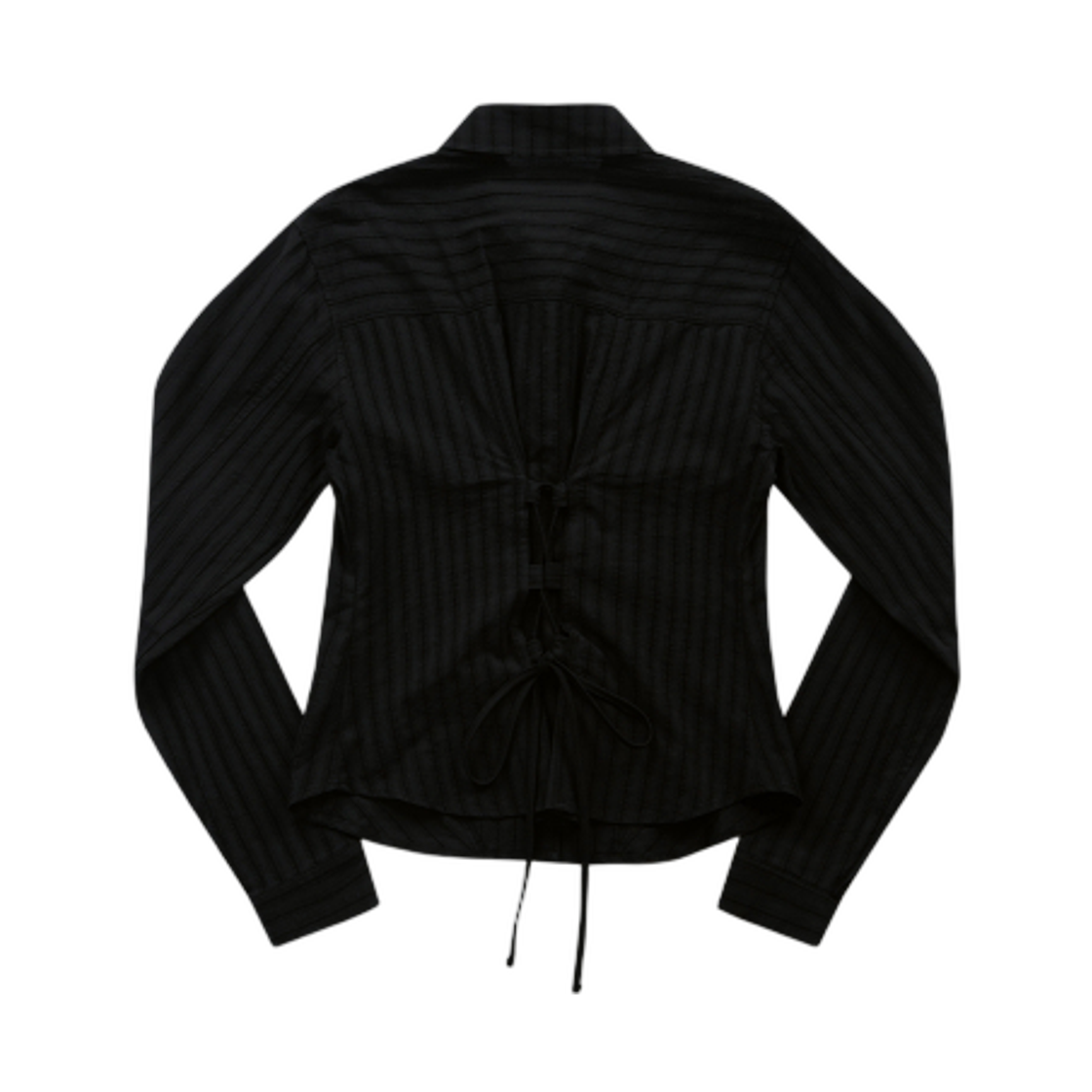 (W) 애즈온 니코 코르셋 셔츠 블랙((W) Ason Niko Corset Shirt Black) - 2