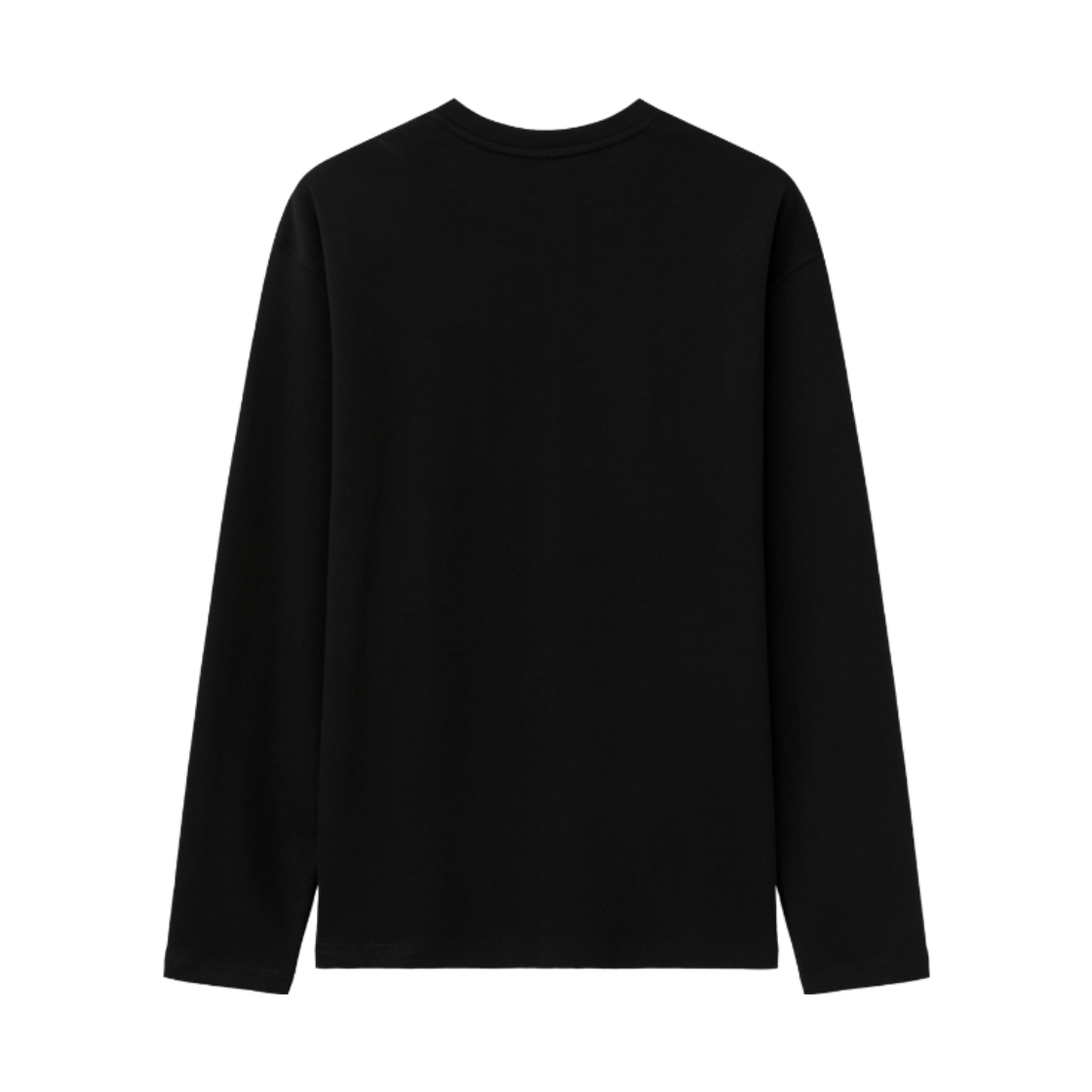 챕터엑스 세미 오버핏 소프트 롱 슬리브 블랙(Chapter.X Semi-Oversized Soft Long-Sleeve Black) - 2