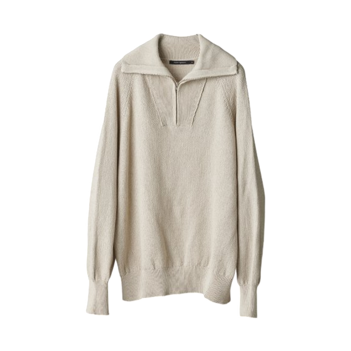 해칭룸 베이스 넥 니트 샌드(Hatchingroom Vase Neck Knit Sand)