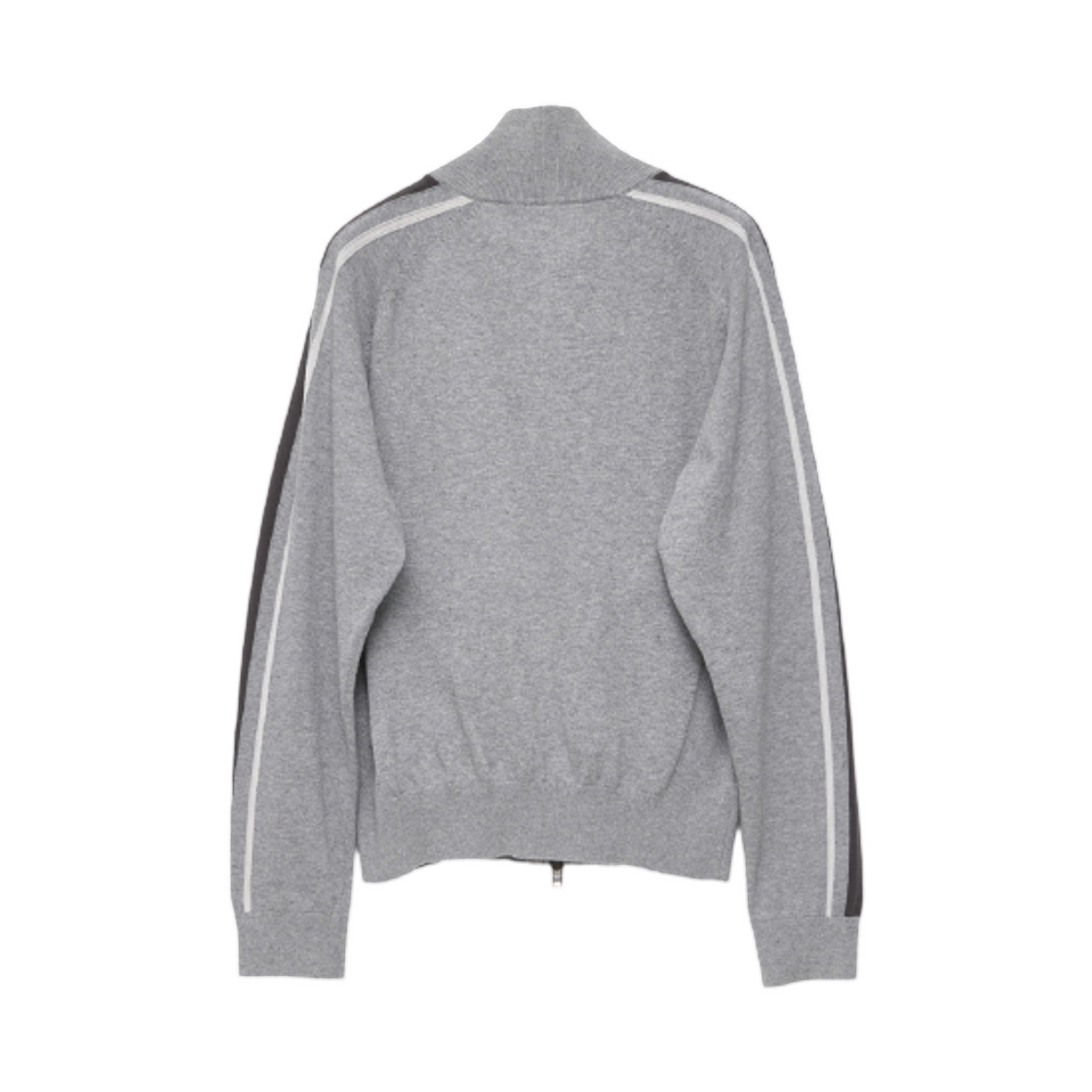 해칭룸 트랙 집 니트 가디건 그레이(Hatchingroom Track Zip Knit Cardigan Grey) - 2