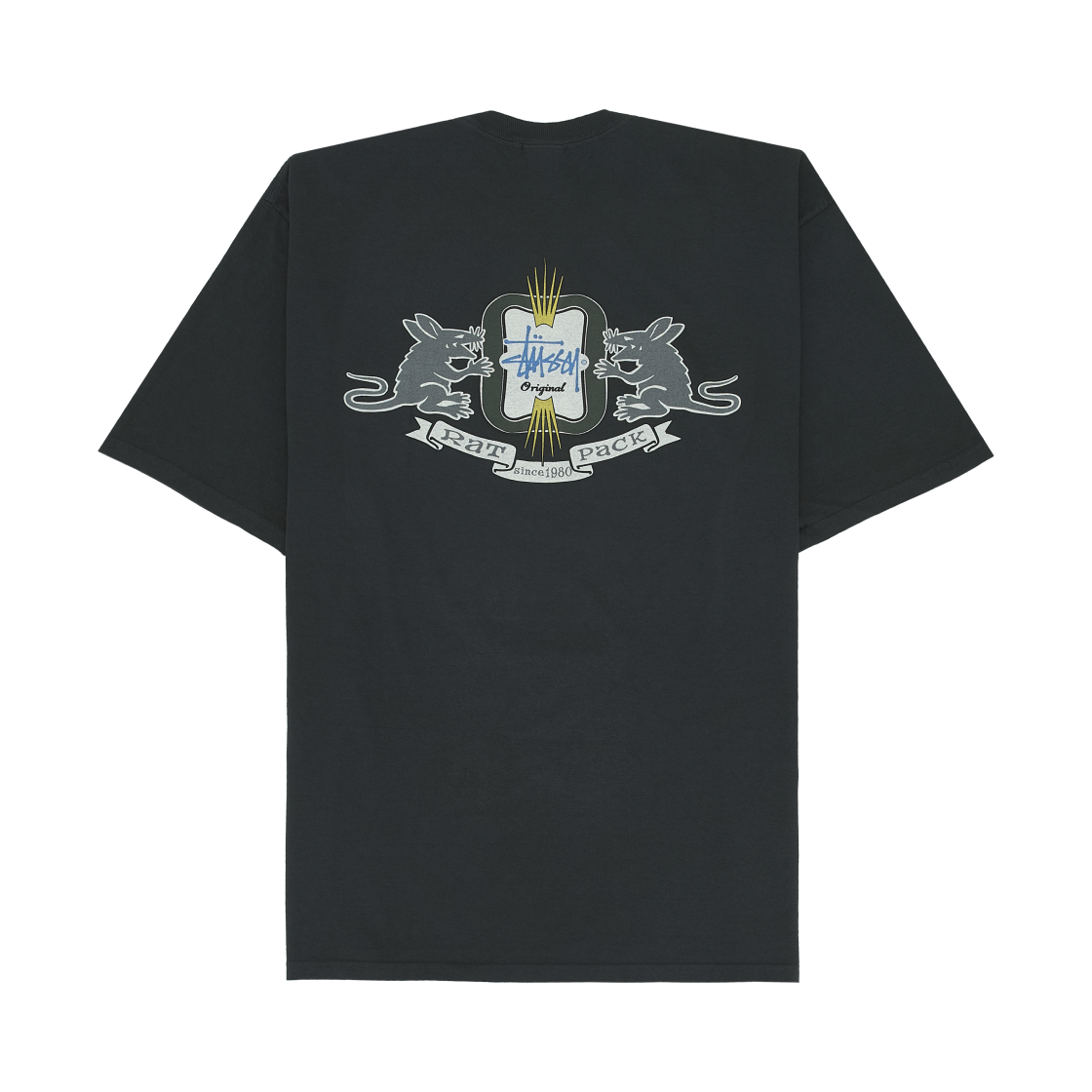 1905140 Stussy Homebrew Pigment Dyed T-Shirt Black